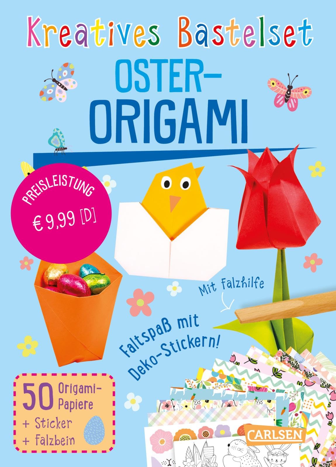 Bastelset für Kinder: Kreatives Bastelset: Oster-Origami book