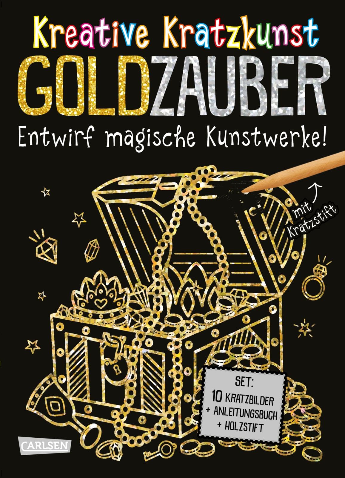 Kratzbilder für Kinder: Kreative Kratzkunst: Goldzauber Parents & Children