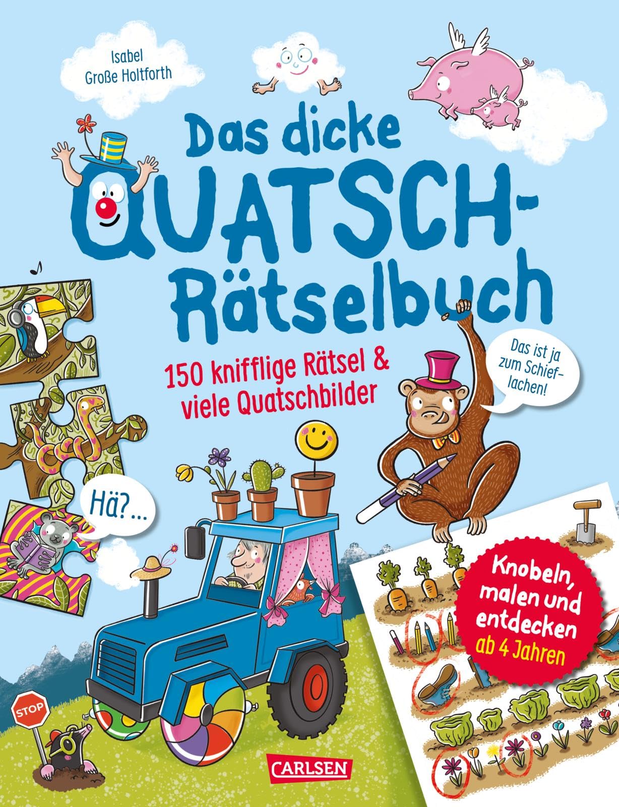 Das dicke Quatsch-Rätselbuch Non-fiction books for kids