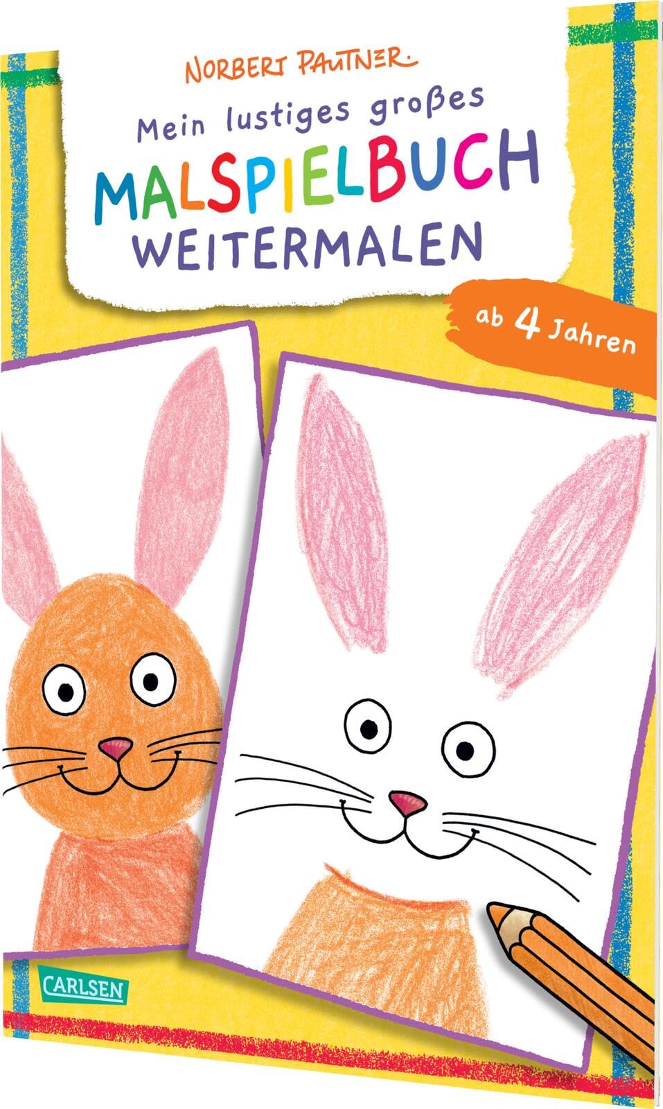 Mein lustiges großes Malspielbuch: Weitermalen (ab 4 Jahren) Non-fiction