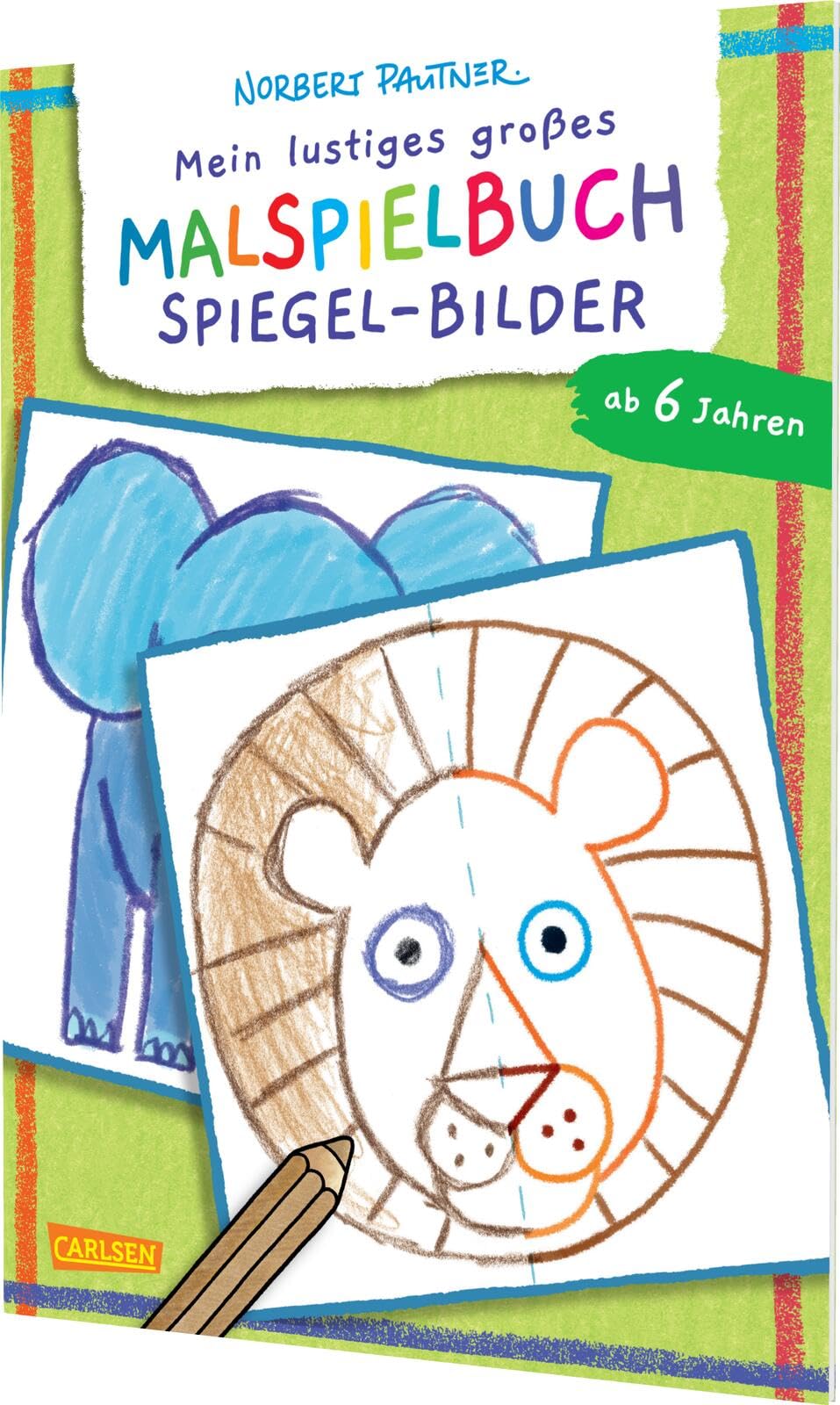 Mein lustiges großes Malspielbuch: Spiegel-Bilder (ab 6 Jahren) Leisure, Home & Garden