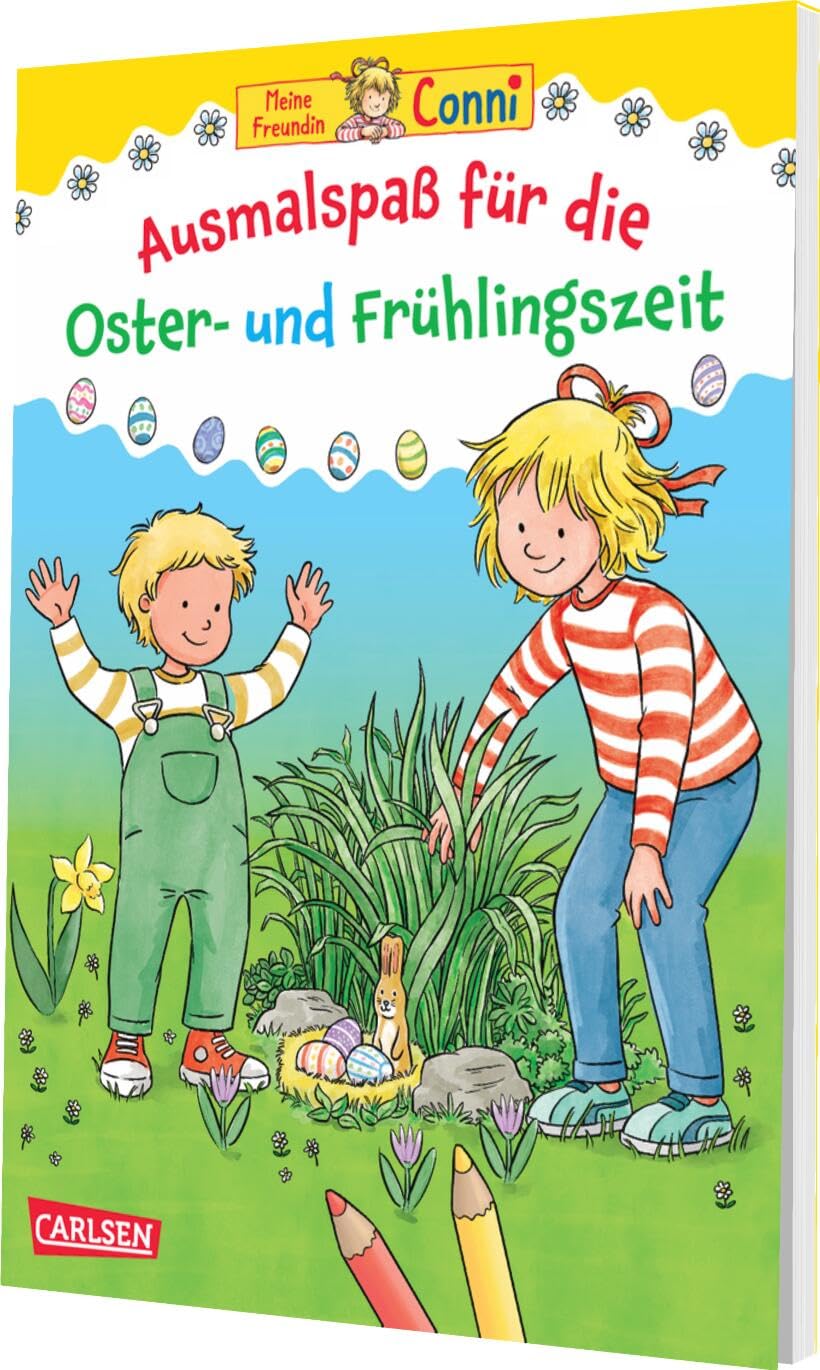 Conni Gelbe Reihe (Beschäftigungsbuch): Ausmalspaß für die Oster- und Frühlingszeit Non-fiction