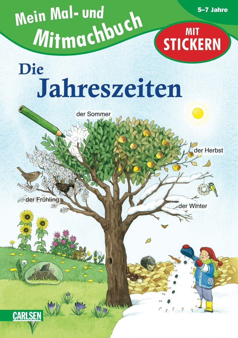 Mal- und Mitmachbuch: Die Jahreszeiten Leisure, Home & Garden