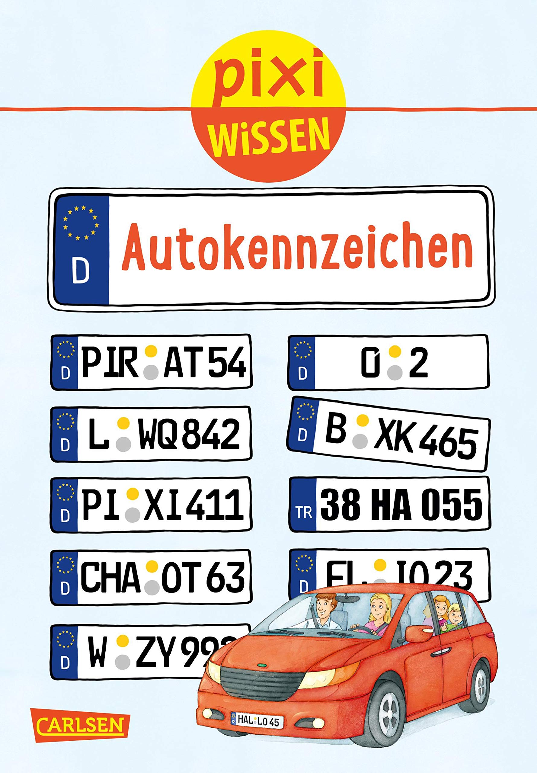 Pixi Wissen 102: Autokennzeichen book