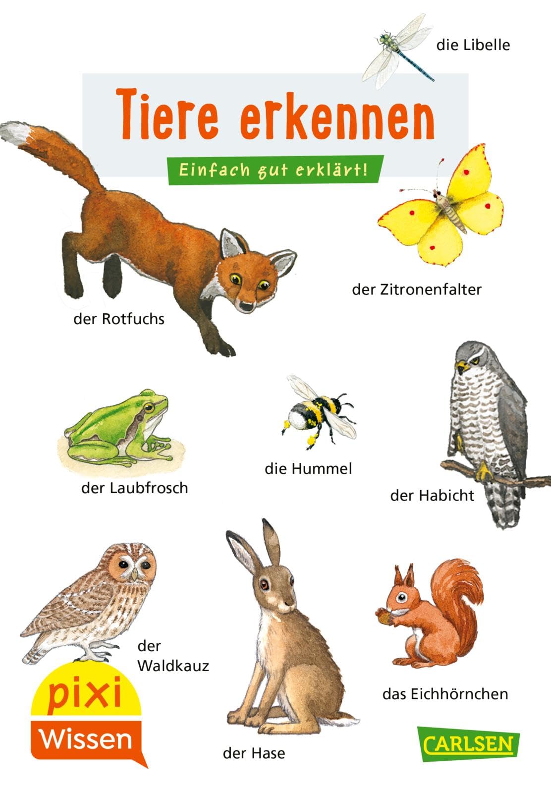 Pixi Wissen 30: Tiere erkennen: Einfach gut erklärt! | Allgemeinwissen für Grundschüler. (30) General education