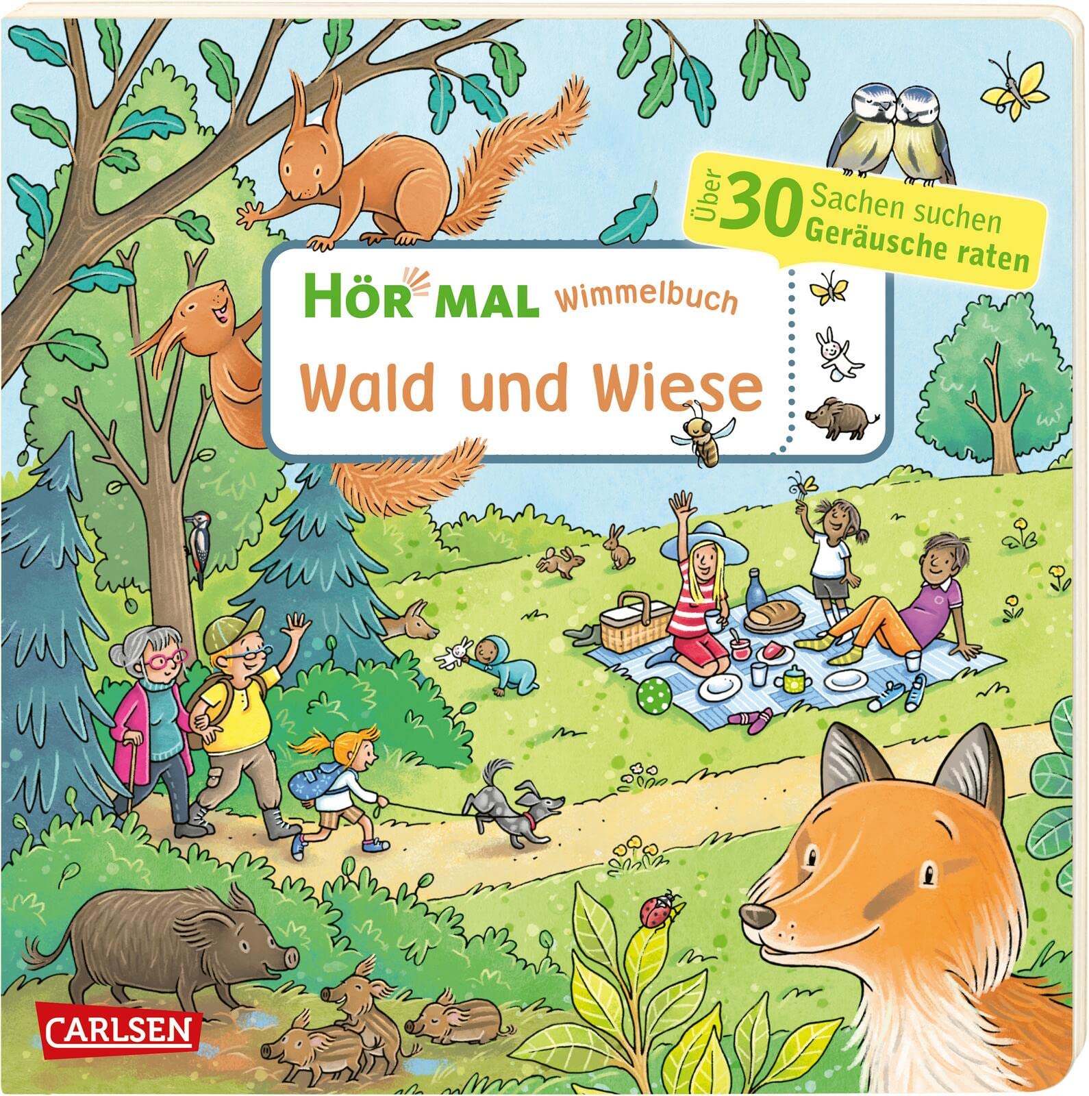 Hör mal (Soundbuch): Wimmelbuch: Wald und Wiese Non-fiction