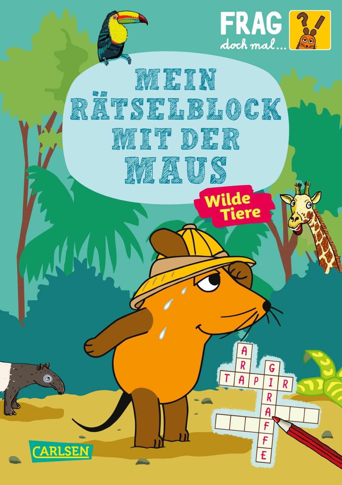 Frag doch mal ... die Maus: Mein Rätselblock mit der Maus- Wilde Tiere Leisure & Fun