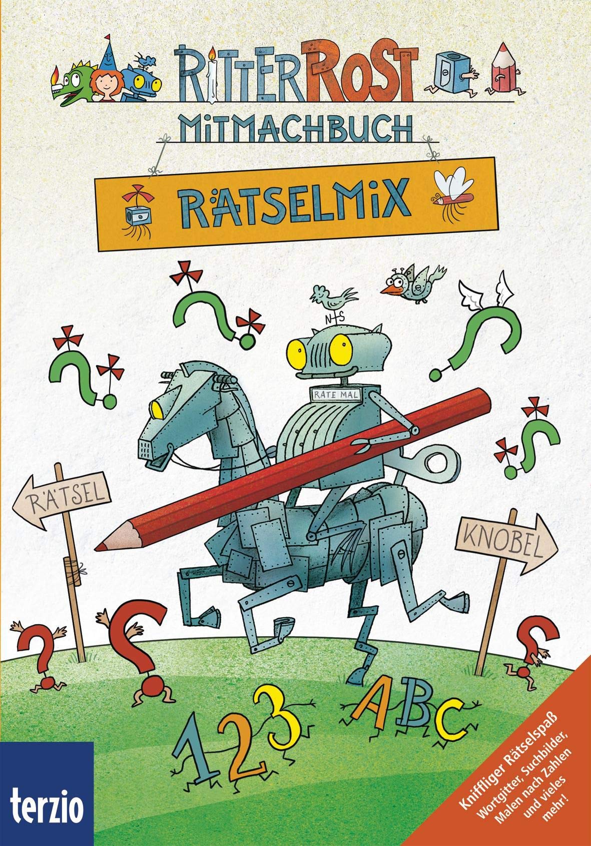 Ritter Rost: Rätselmix: Kniffliger Rätselspaß. Wortgitter, Suchbilder, Malen nach Zahlen und vieles mehr! Non-fiction