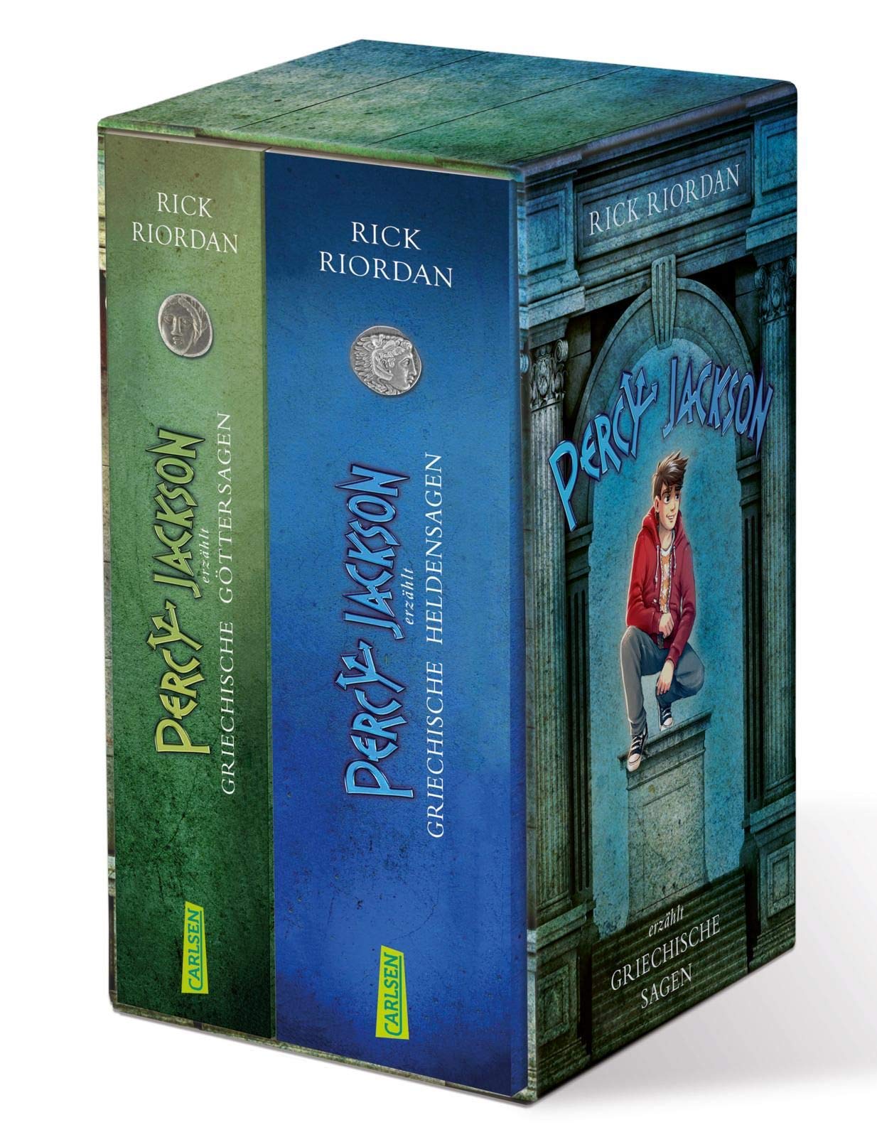 Percy Jackson erzählt: Griechische Sagen. Göttersagen und Heldensagen im Schuber Fiction