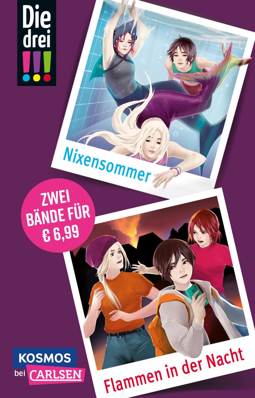 Die drei !!!: Doppelband - Enthält die Bände: Nixensommer / Flammen in der Nacht Novels & Short Stories