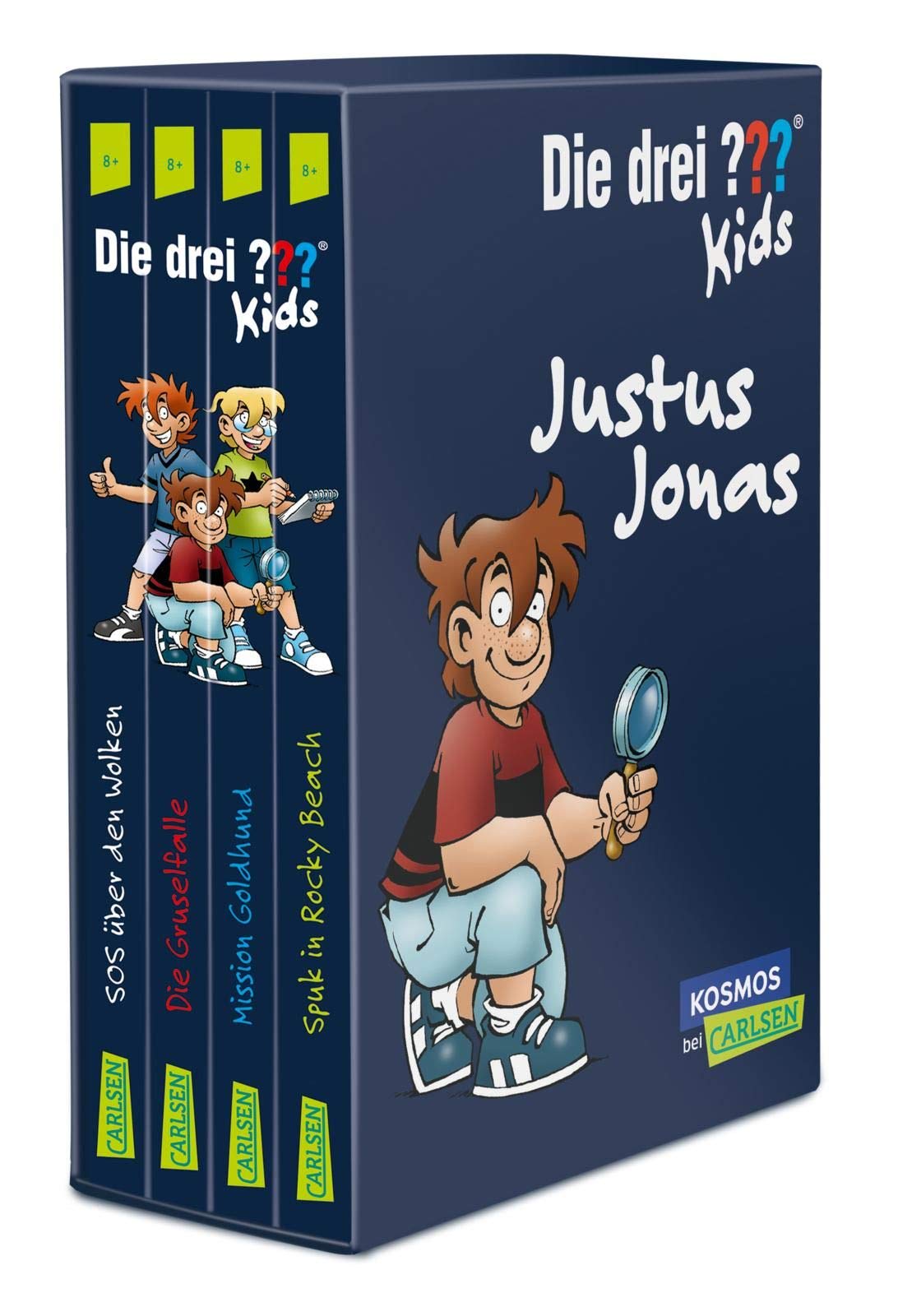 Die drei ??? Kids: 4 Bände im Schuber (SOS über den Wolken, Spuk in Rocky Beach, Die Gruselfalle, Mission Goldhund) Novels & Short Stories