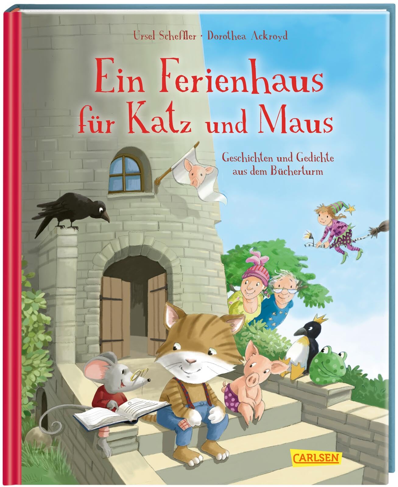 Ein Ferienhaus für Katz und Maus - Geschichten und Gedichte aus dem Bücherturm: Geschichten und Gedichte aus dem Bücherturm - Vorlesen - Leseförderung - Gedichte für Kinder - für die ganze Familie Non-fiction