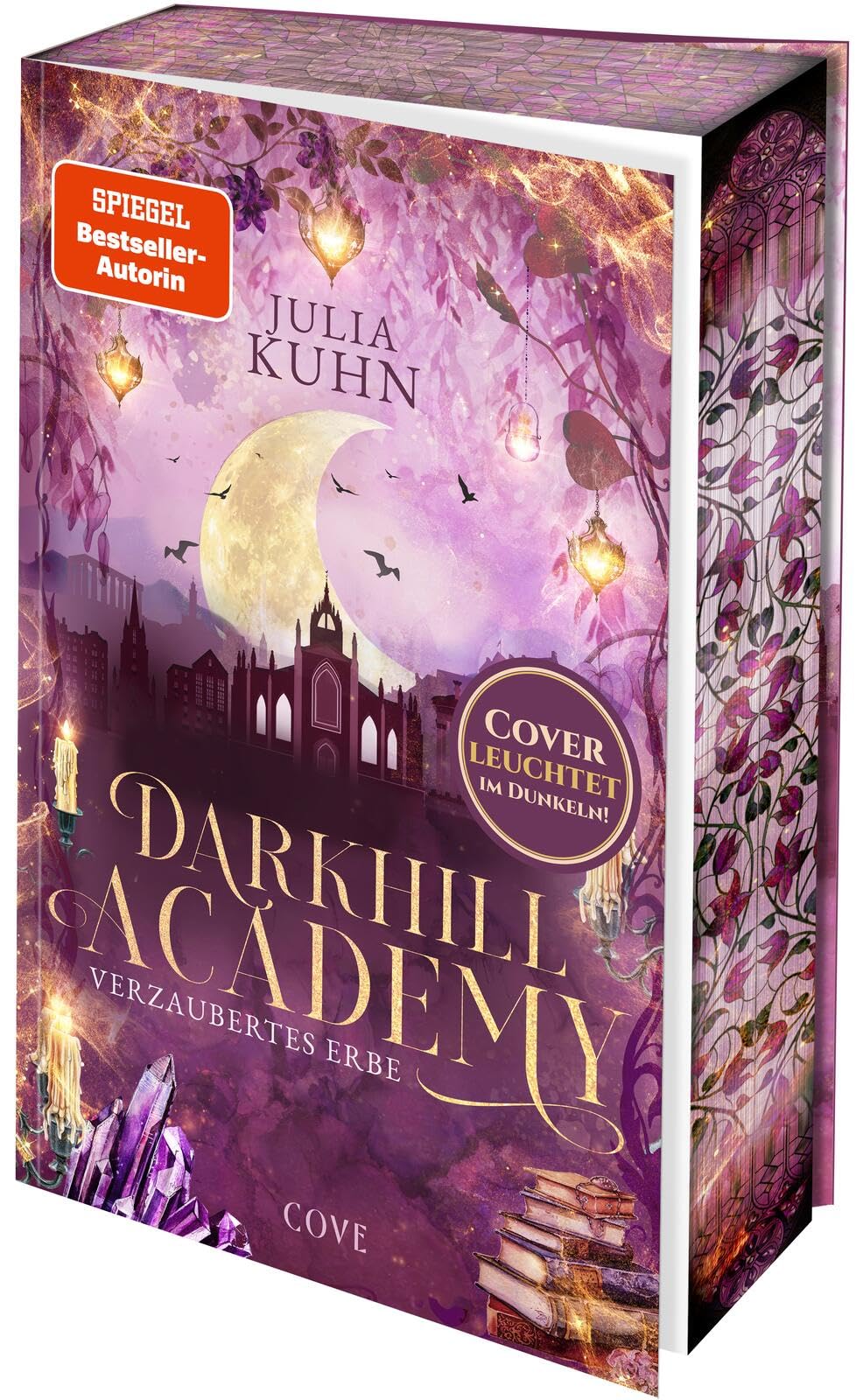 Darkhill Academy 2: Verzaubertes Erbe: Romantasy in geheimer Feen-Academy | Glow-in-the-Dark-Cover! | limitierte Auflage mit Motivfarbschnitt (2) Contemporary literature