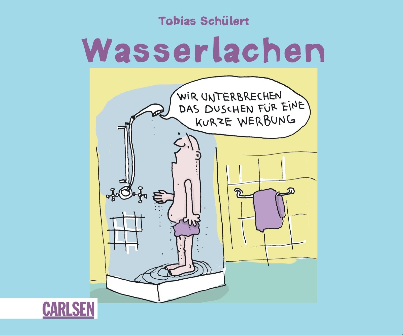 Wasserlachen: Wasserfestes Stoffbuch mit Cartoons fürs Bad Manga