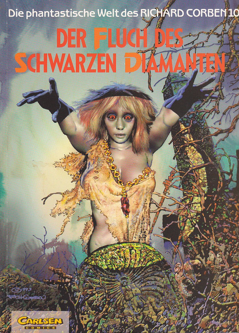 Die phantastische Welt des Richard Corben, Bd.10, Der Fluch des schwarzen Diamanten Manga