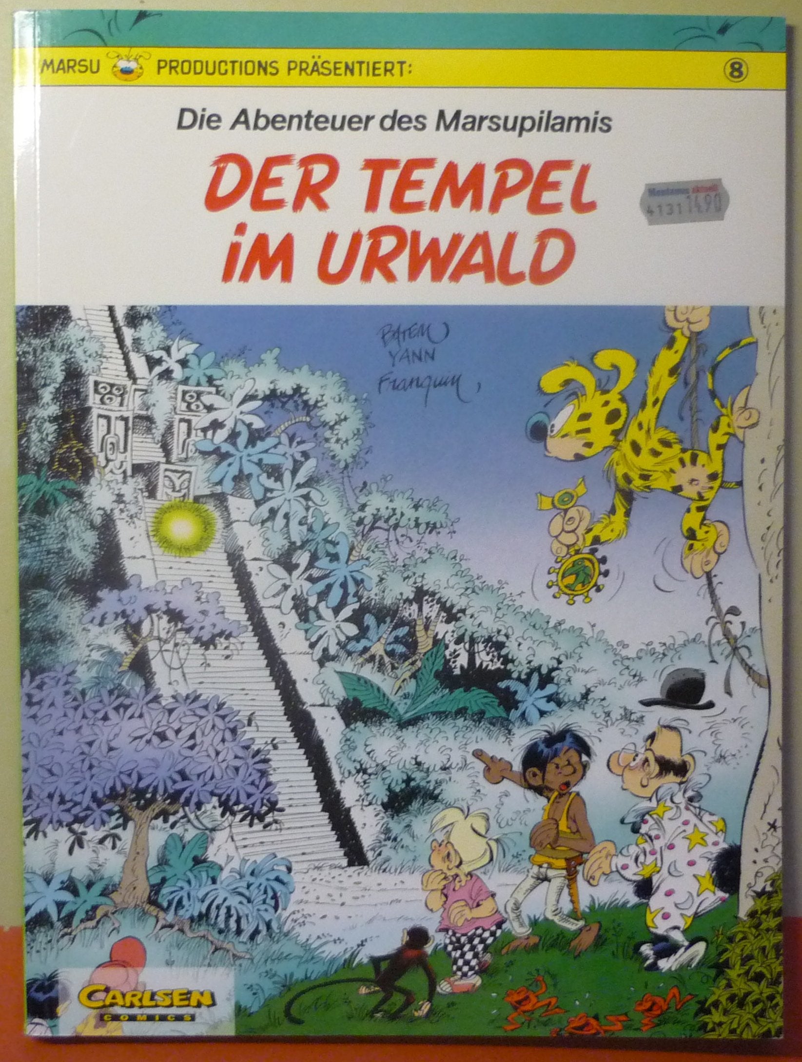 Die Abenteuer des Marsupilamis, Bd.8, Der Tempel im Urwald Manga