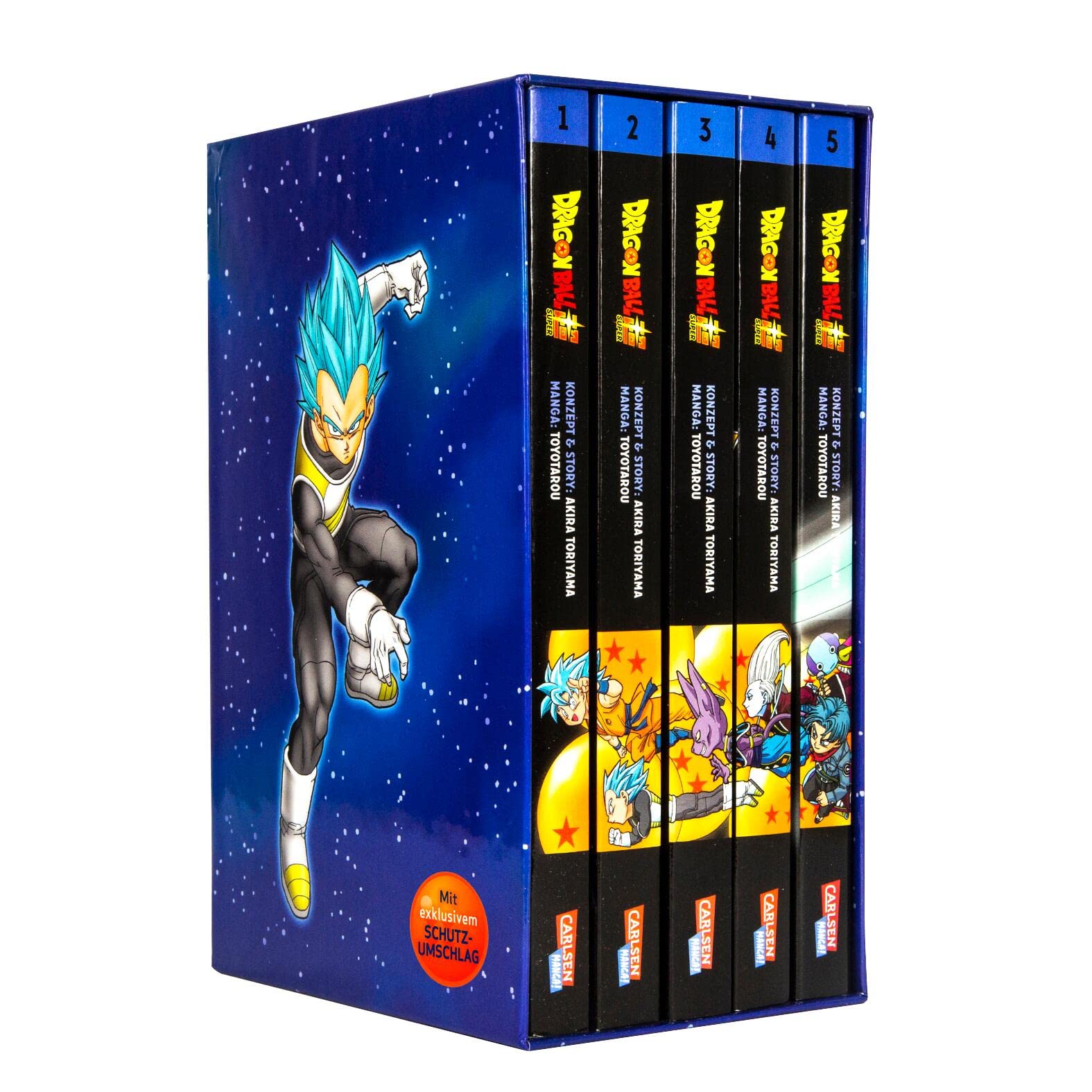 Dragon Ball Super Bände 1-5 im Sammelschuber mit Extra Contemporary literature