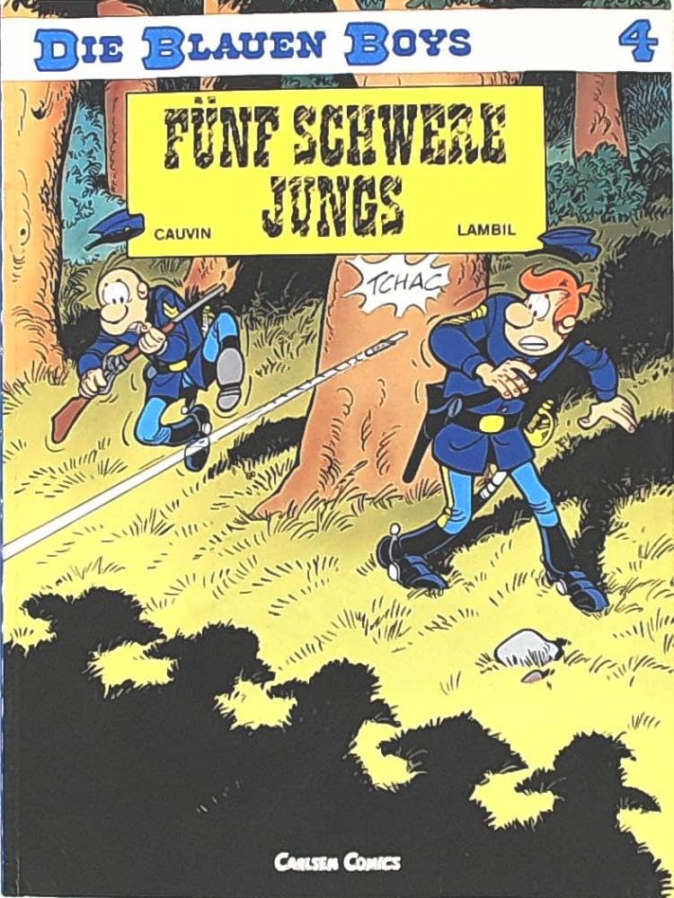 Die blauen Boys, Carlsen Comics, Bd.4, Fünf schwere Jungs Manga