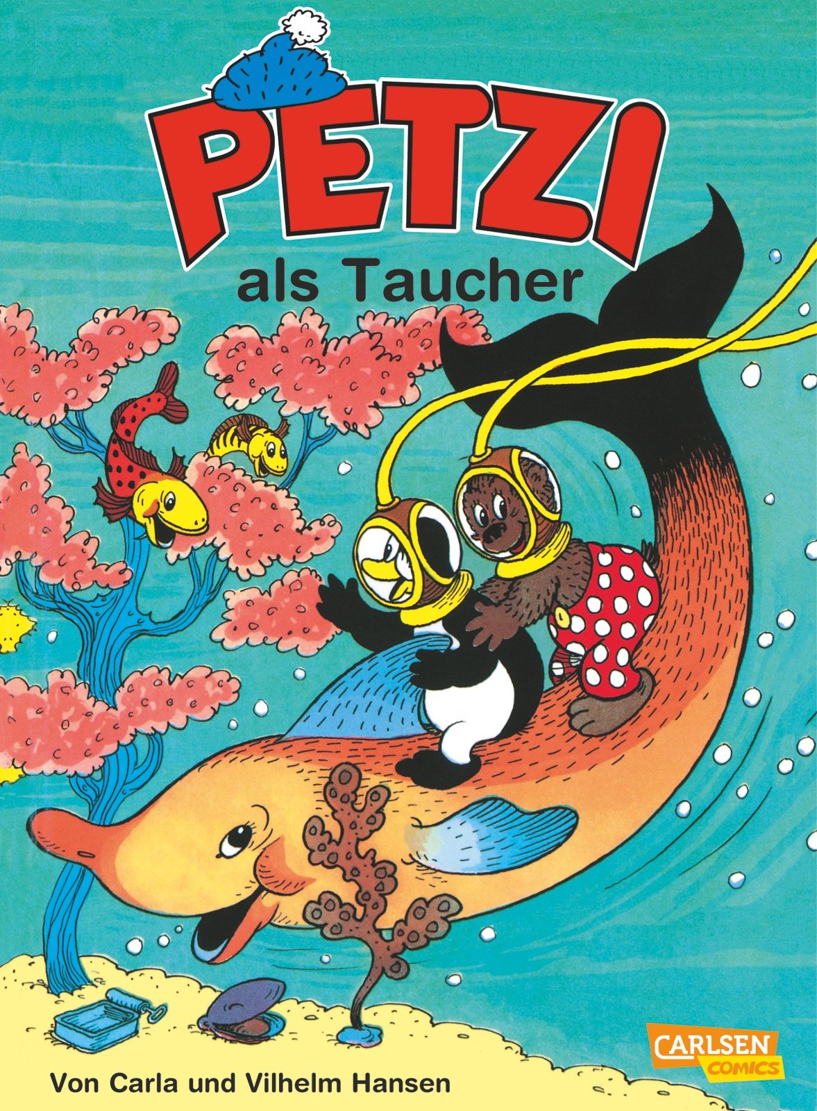 Petzi 12. Petzi als Taucher Manga