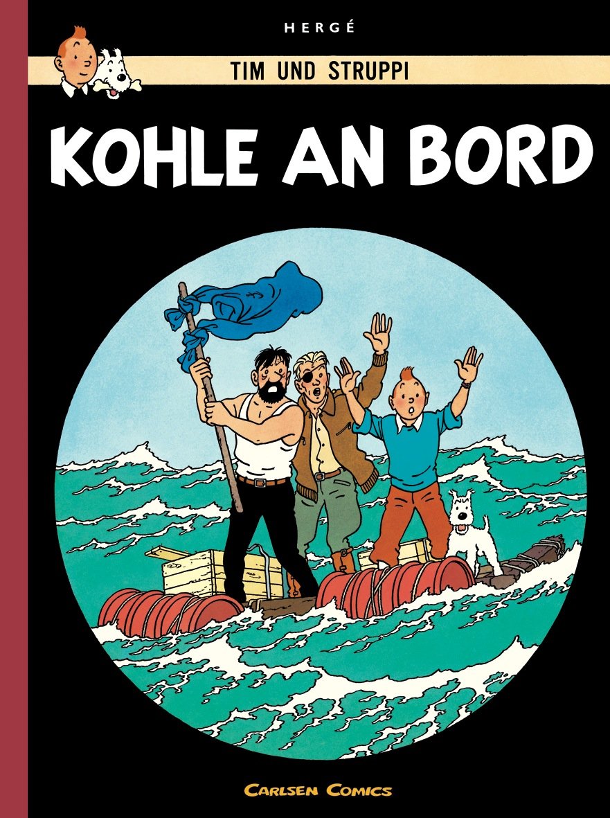 Tim & Struppi Farbfaksimile, Band 18: Kohle an Bord Manga