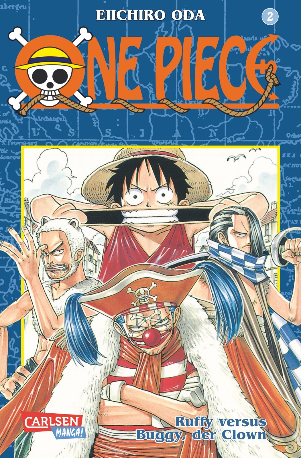 One Piece 02. Ruffy versus Buggy, der Clown Manga