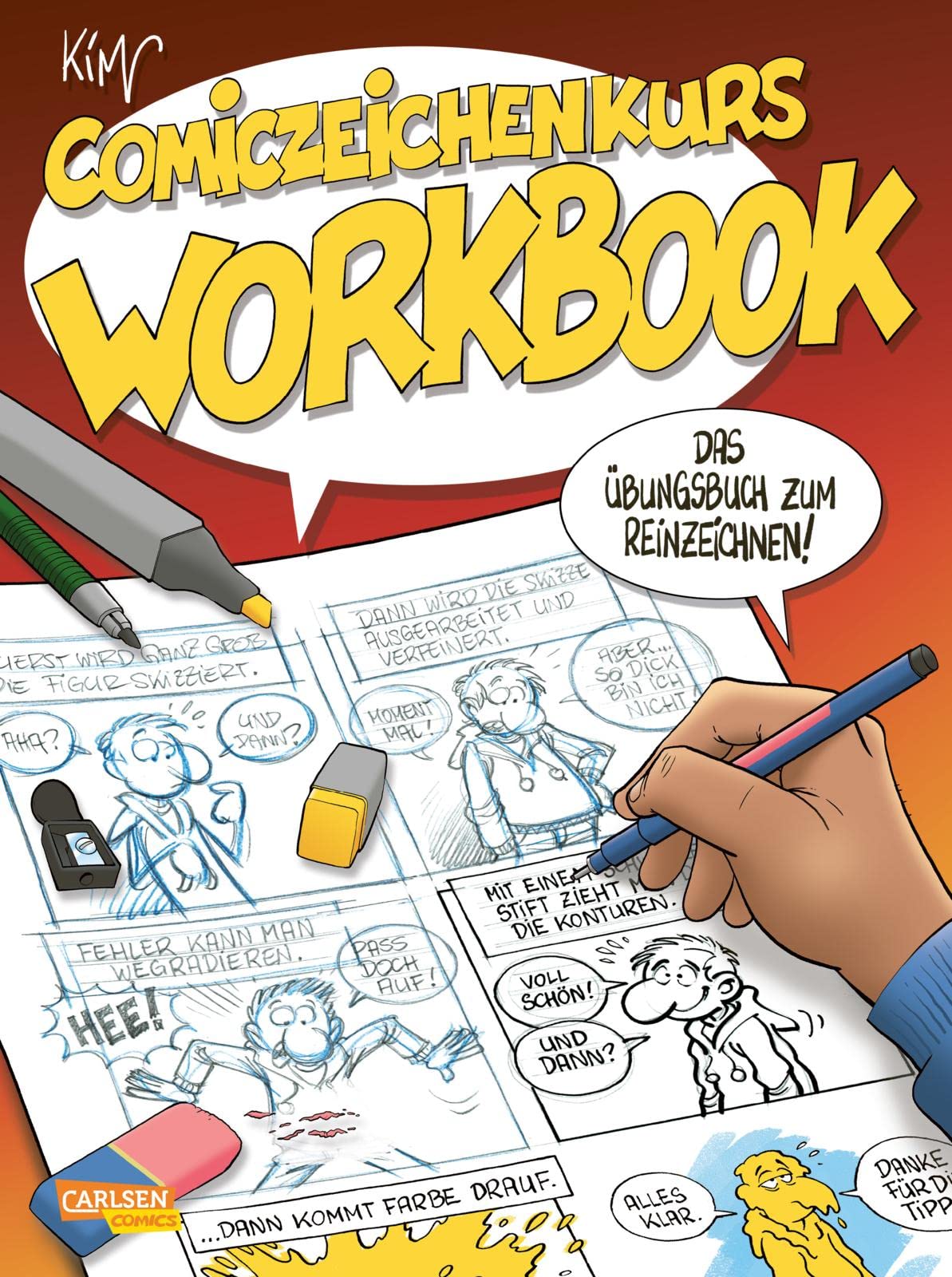 Comiczeichenkurs Workbook - Neuausgabe: Das Übungsbuch zum Reinzeichnen! Manga