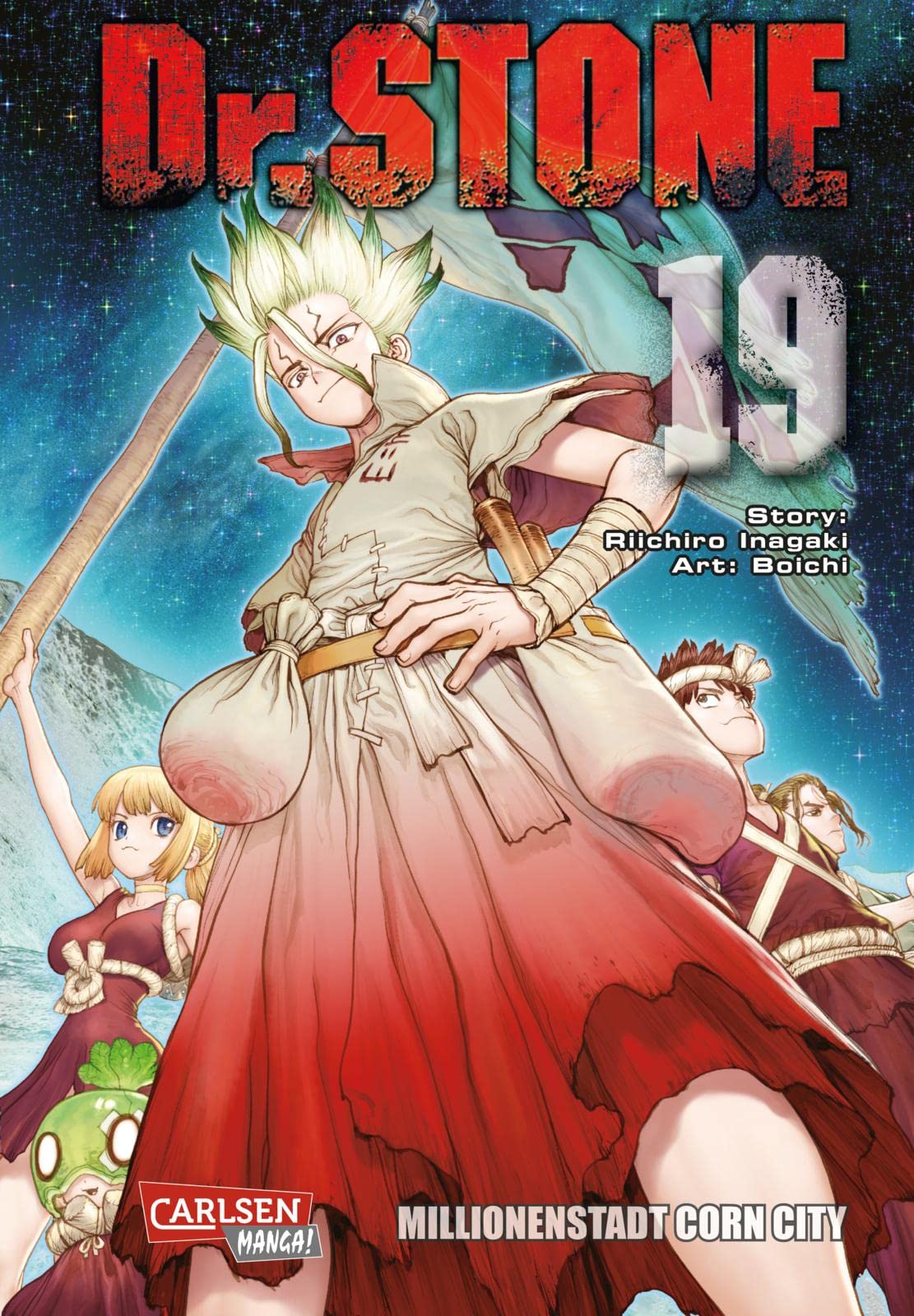Dr. Stone 19: Verrückte Abenteuer, Action und Wissenschaft! Manga