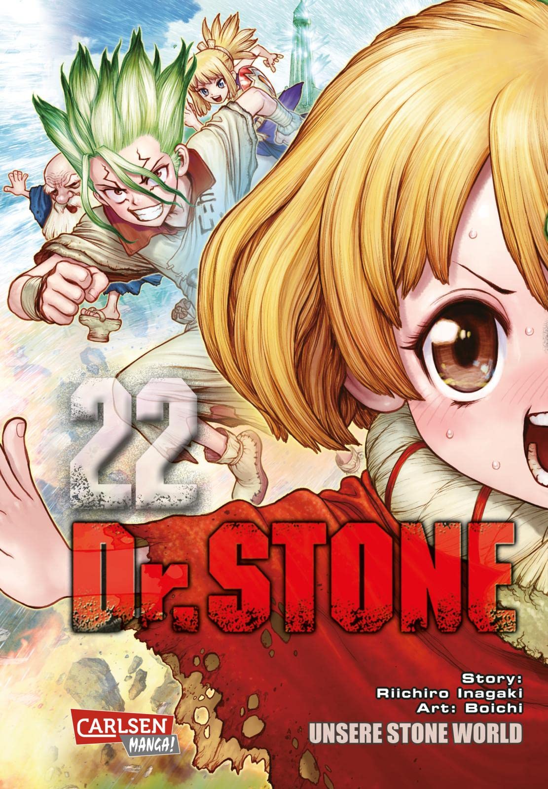 Dr. Stone 22: Verrückte Abenteuer, Action und Wissenschaft! Manga