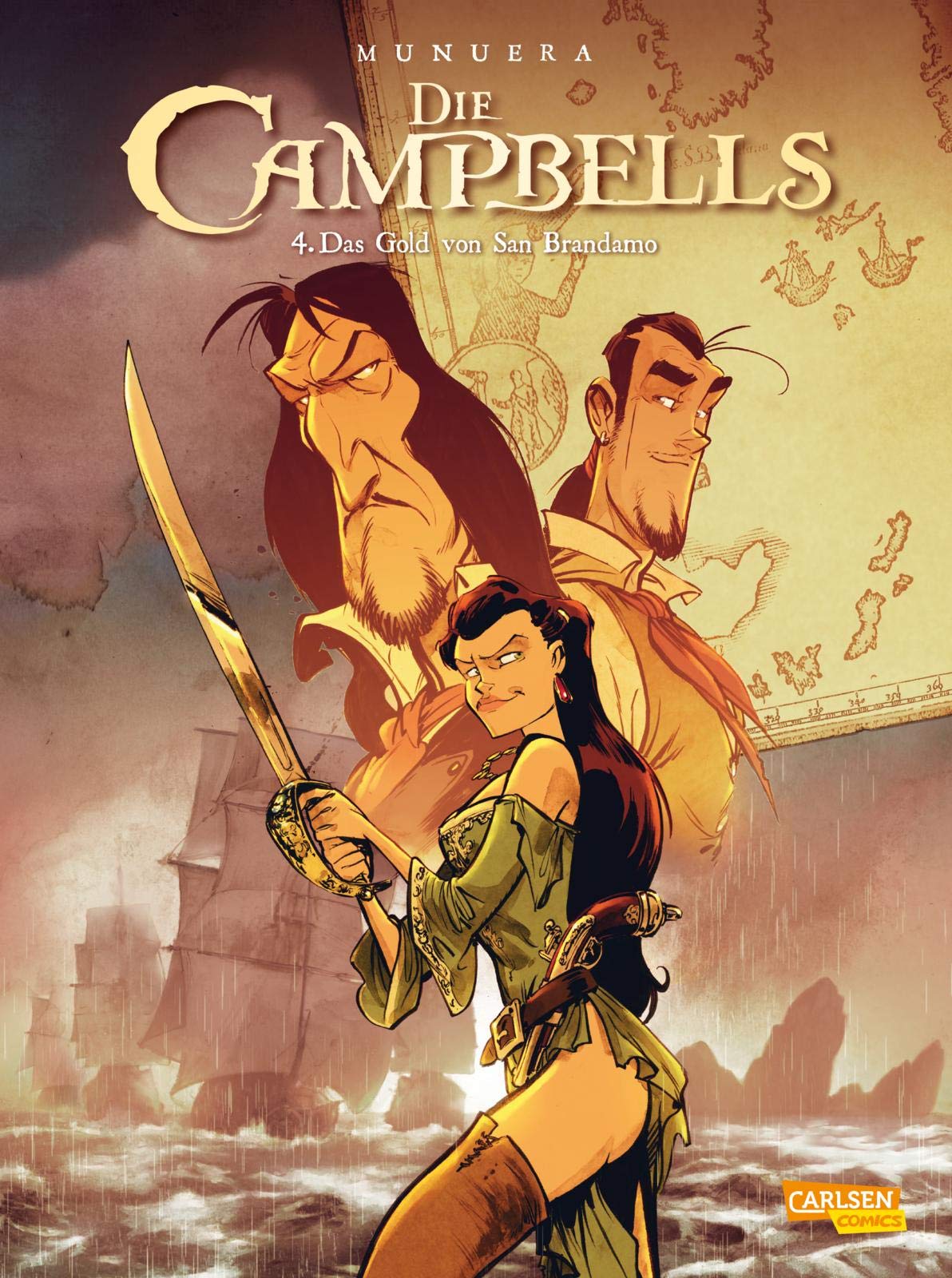 Die Campbells 4: Das Gold von San Brandamo: Ein Comic für die ganze Familie (4) Manga
