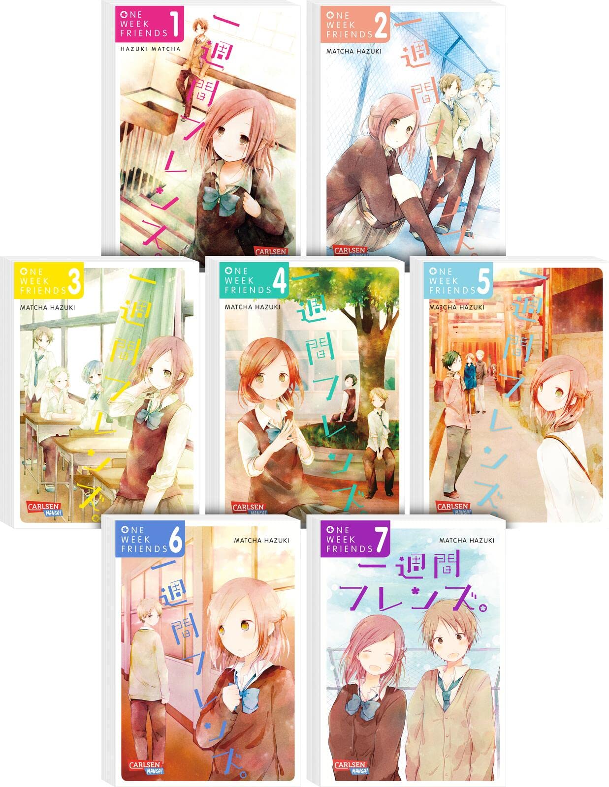 One Week Friends 1-7: Romantische Manga-Liebesgeschichte um Freundschaft, Mitgefühl, Zusammenhalt und die großen Gefühle im Leben! book