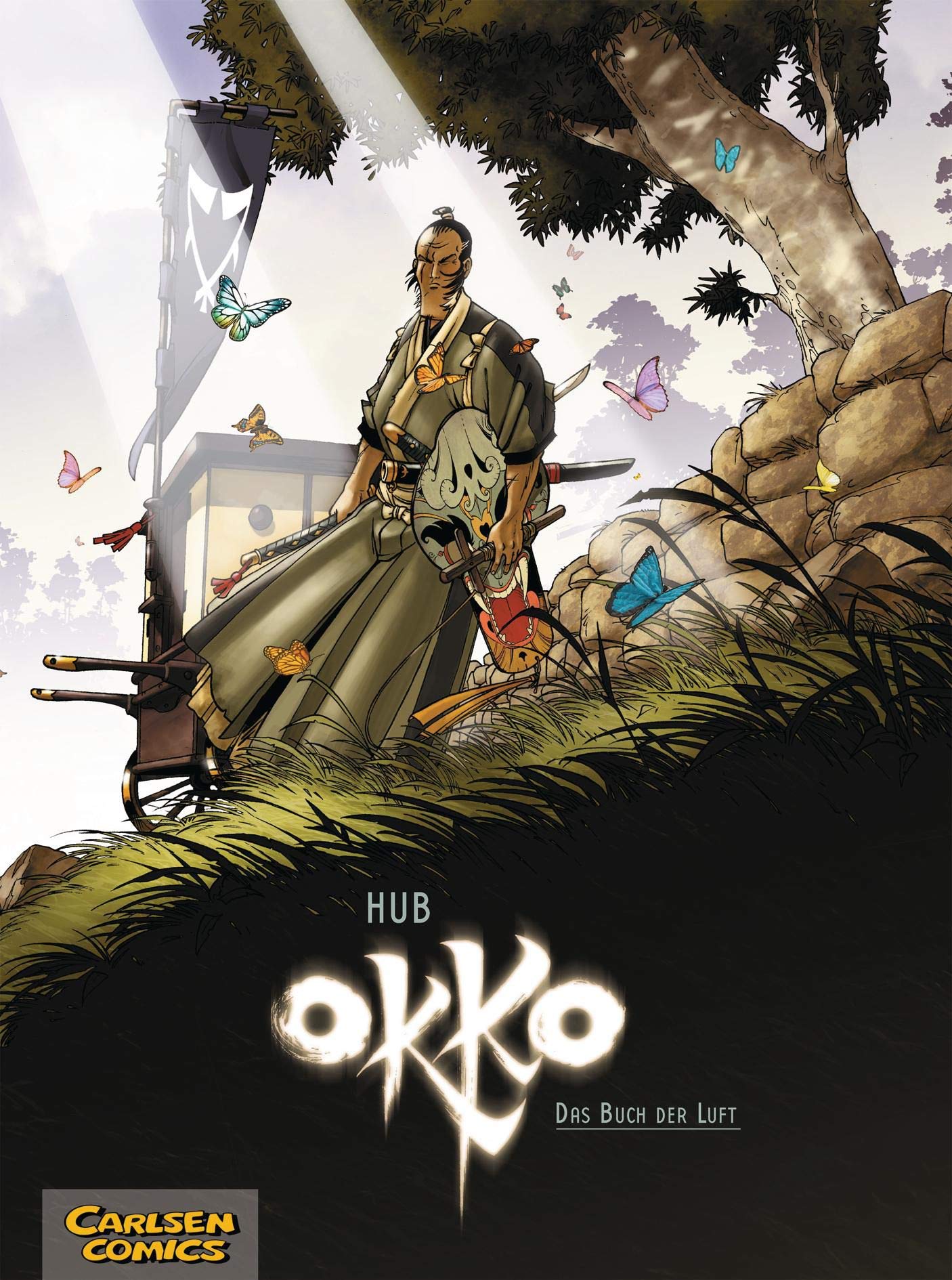 Okko 3: Das Buch der Luft: Kunstvoll gezeichnete Action-Graphic-Novel ab 12 über einen herrenlosen Ronin, einen maskierten Hünen und einen magischen Mönch (3) Manga