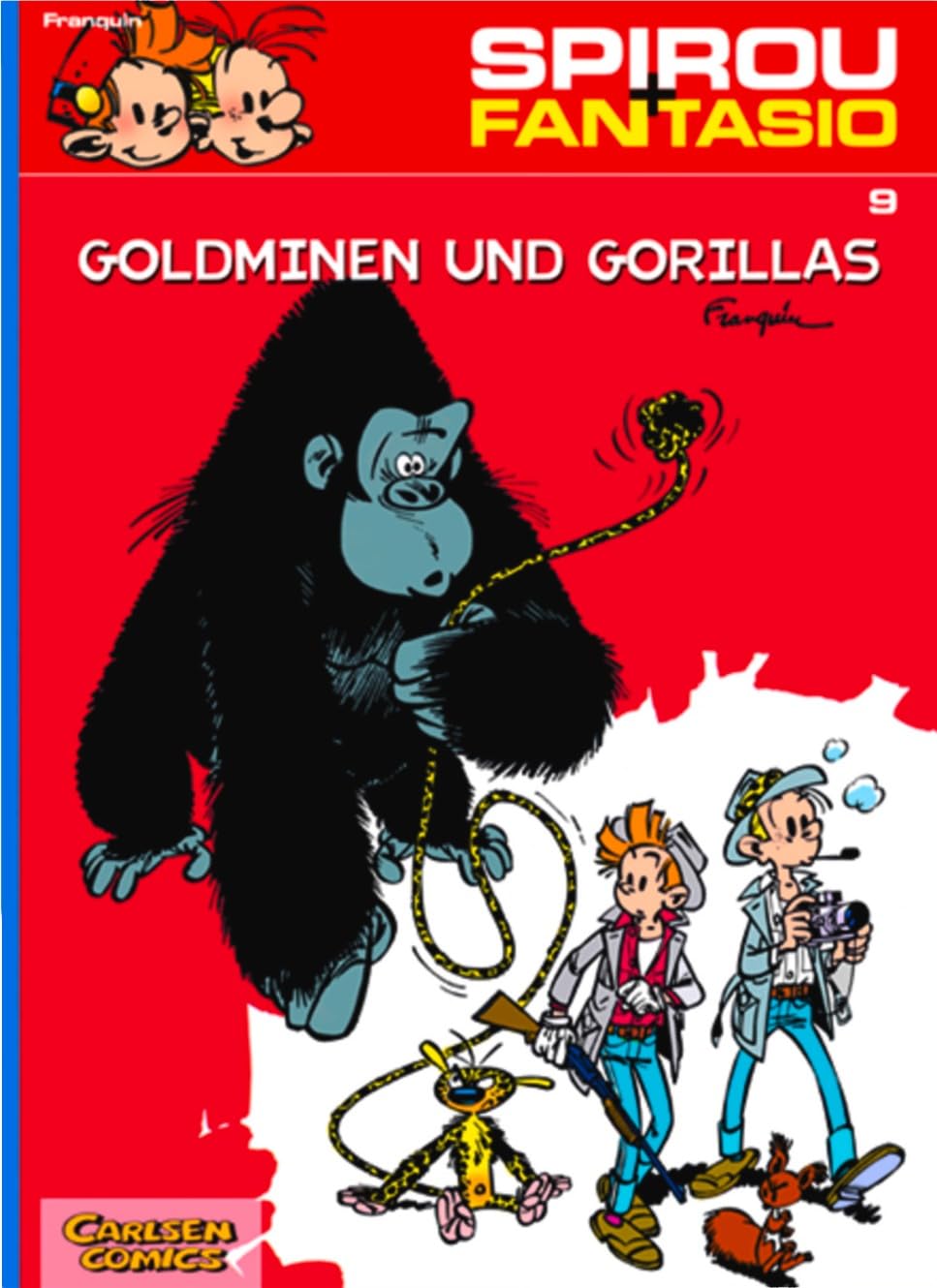 Spirou und Fantasio 9: Goldminen und Gorillas: Spannende Abenteuer für Mädchen und Jungen ab 8 (9) Manga