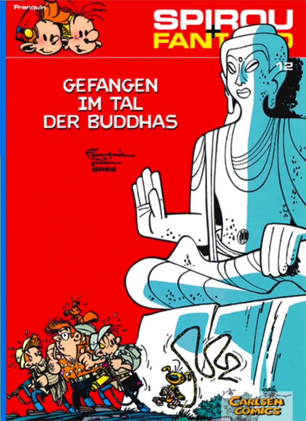 Spirou und Fantasio 12: Gefangen im Tal der Buddhas: Spannende Abenteuer für Mädchen und Jungen ab 8 (12) Manga