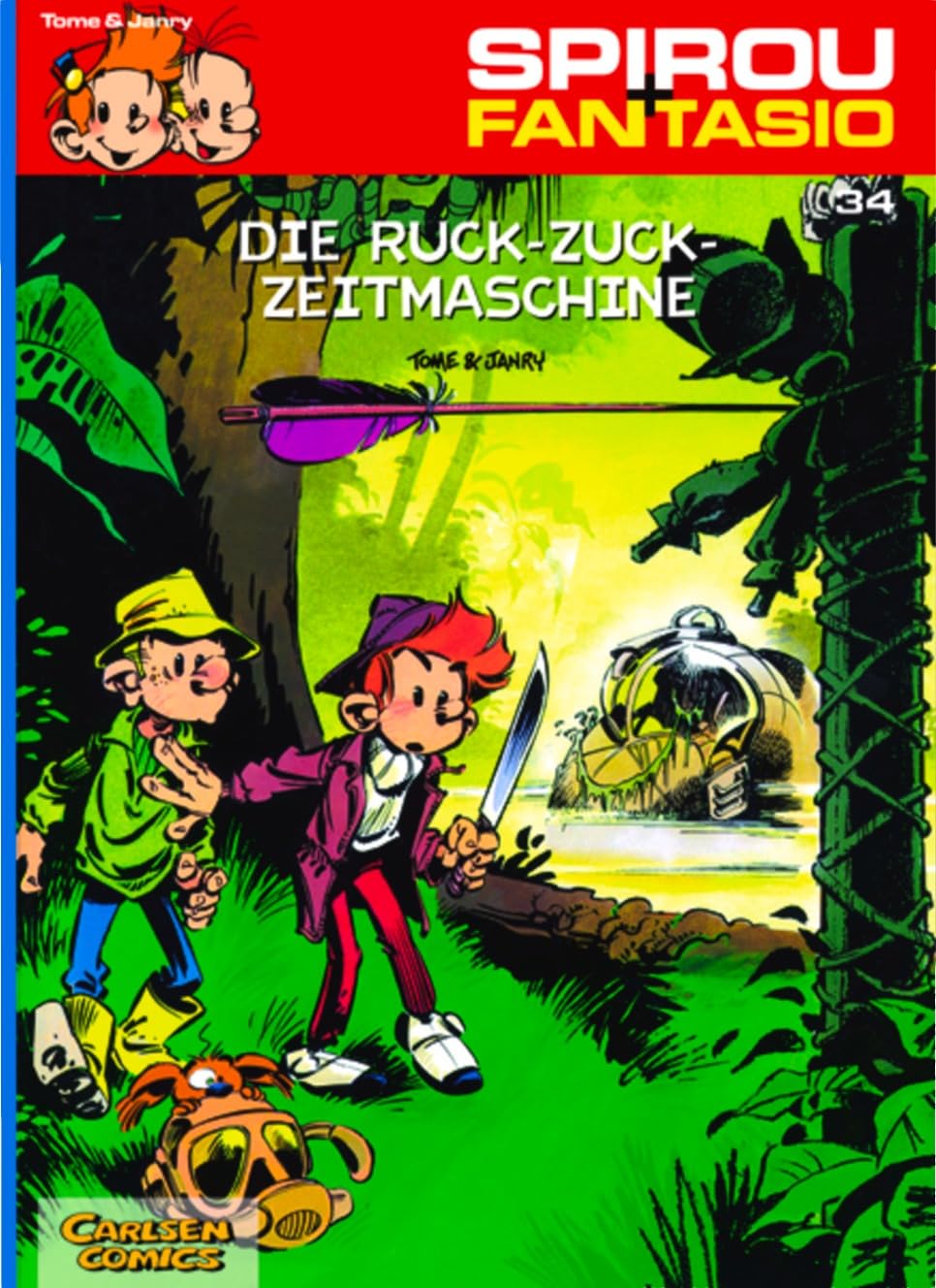 Spirou & Fantasio 34: Die Ruck-Zuck-Zeitmaschine Manga