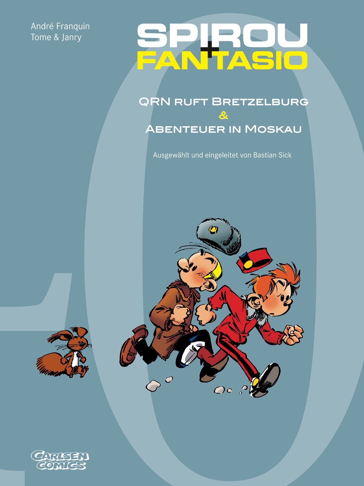 40 Jahre Carlsen Comics: Spirou und Fantasio: Jubiläums-Sonderausgabe: QRN ruft Bretzelburg & Abenteuer in Moskau Manga