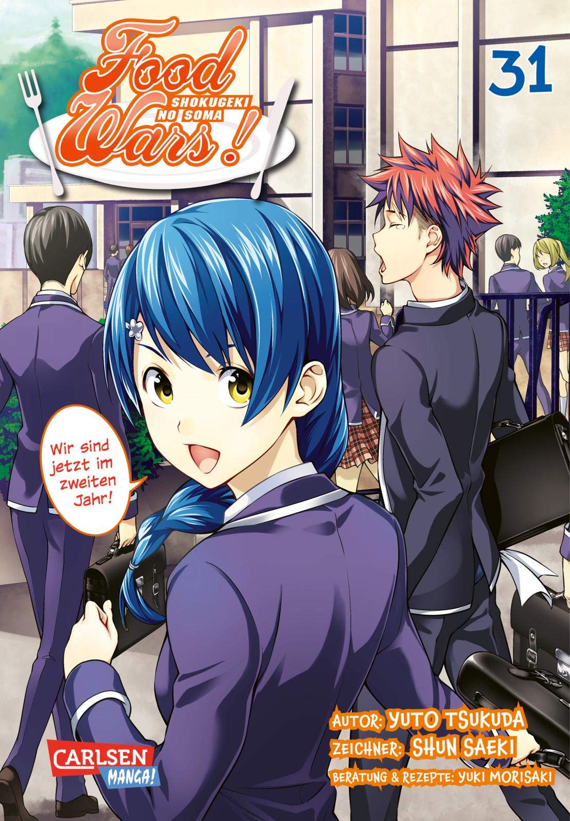 Food Wars - Shokugeki No Soma 31: Heiße Koch-Action im Internat – Mit Rezepten zum Nachkochen Manga