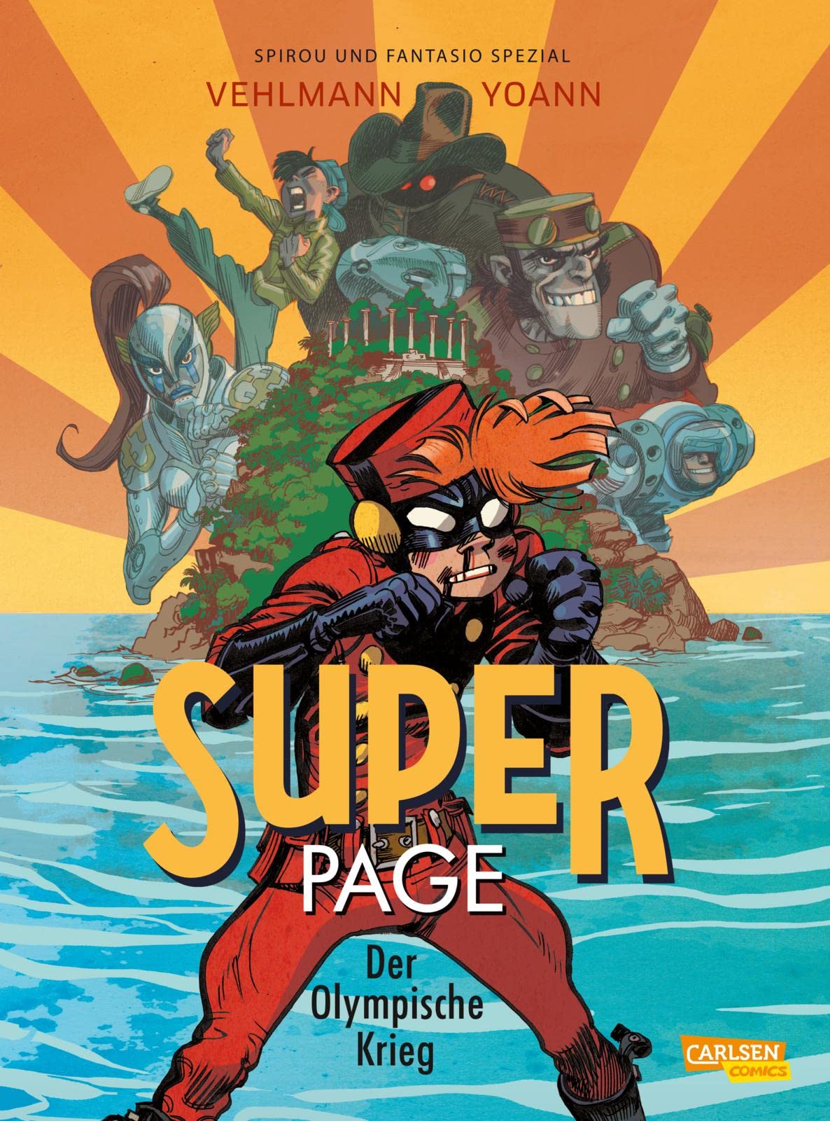 Spirou und Fantasio Spezial 33: Der Superpage 2: Der Olympische Krieg (33) Manga