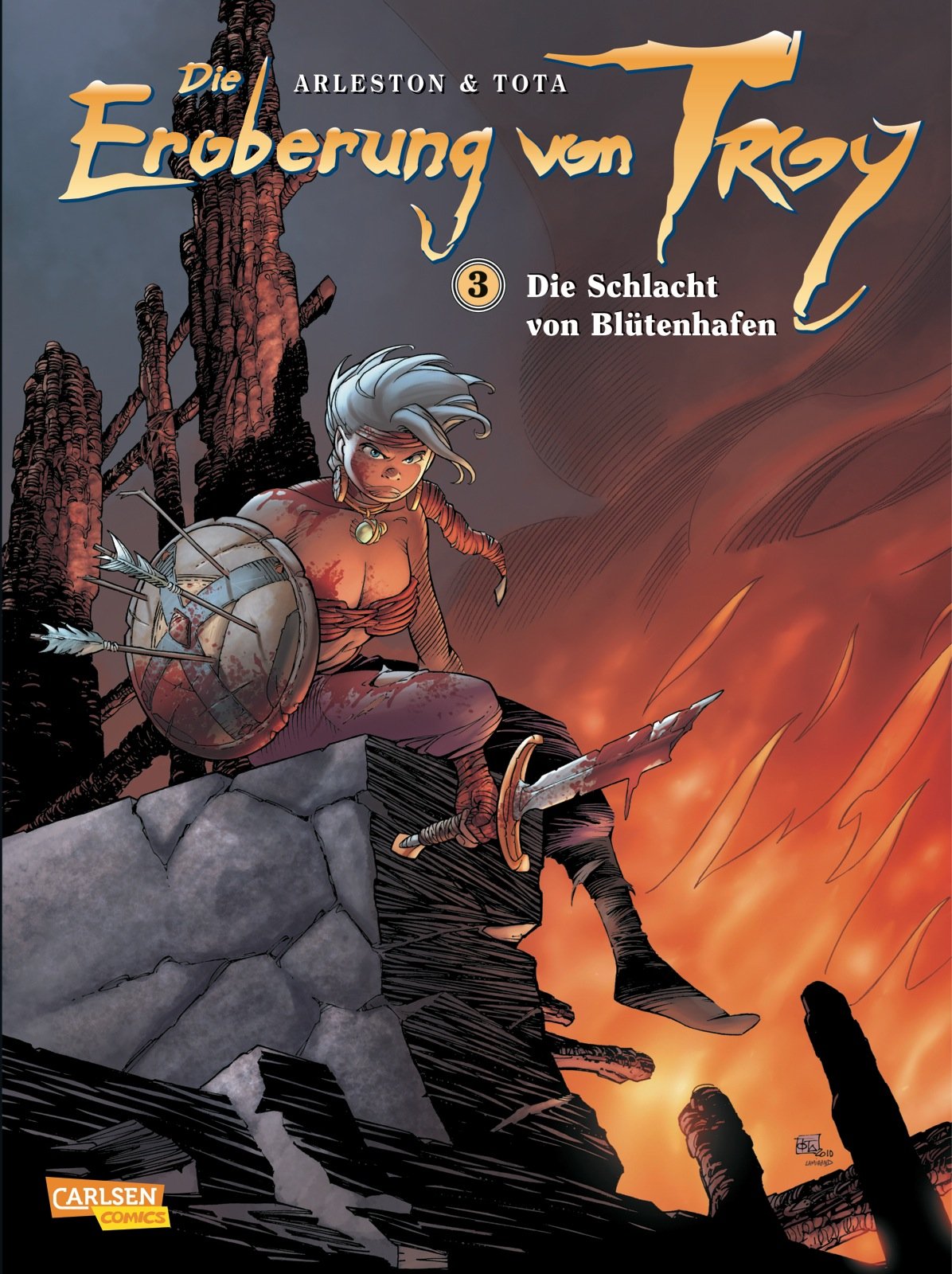 Die Eroberung von Troy 3: Die Schlacht von Blütenhafen Manga