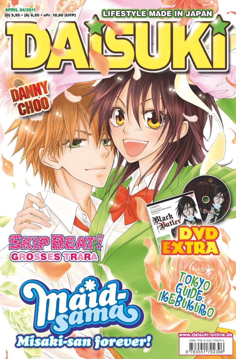 DAISUKI, Band 99: Lifestyle made in Japan: Lifestyle made in Japan. Nr.04/2011. DVD: Black Butler Manga