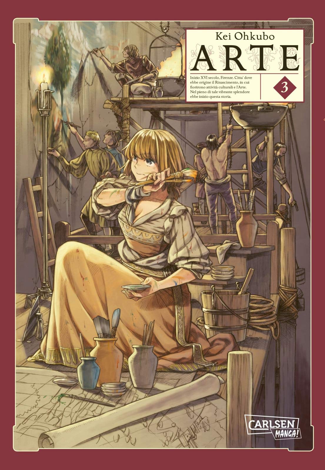 Arte 3: Mitreißende Abenteuer zwischen Kunst und Kultur der Renaissance Manga
