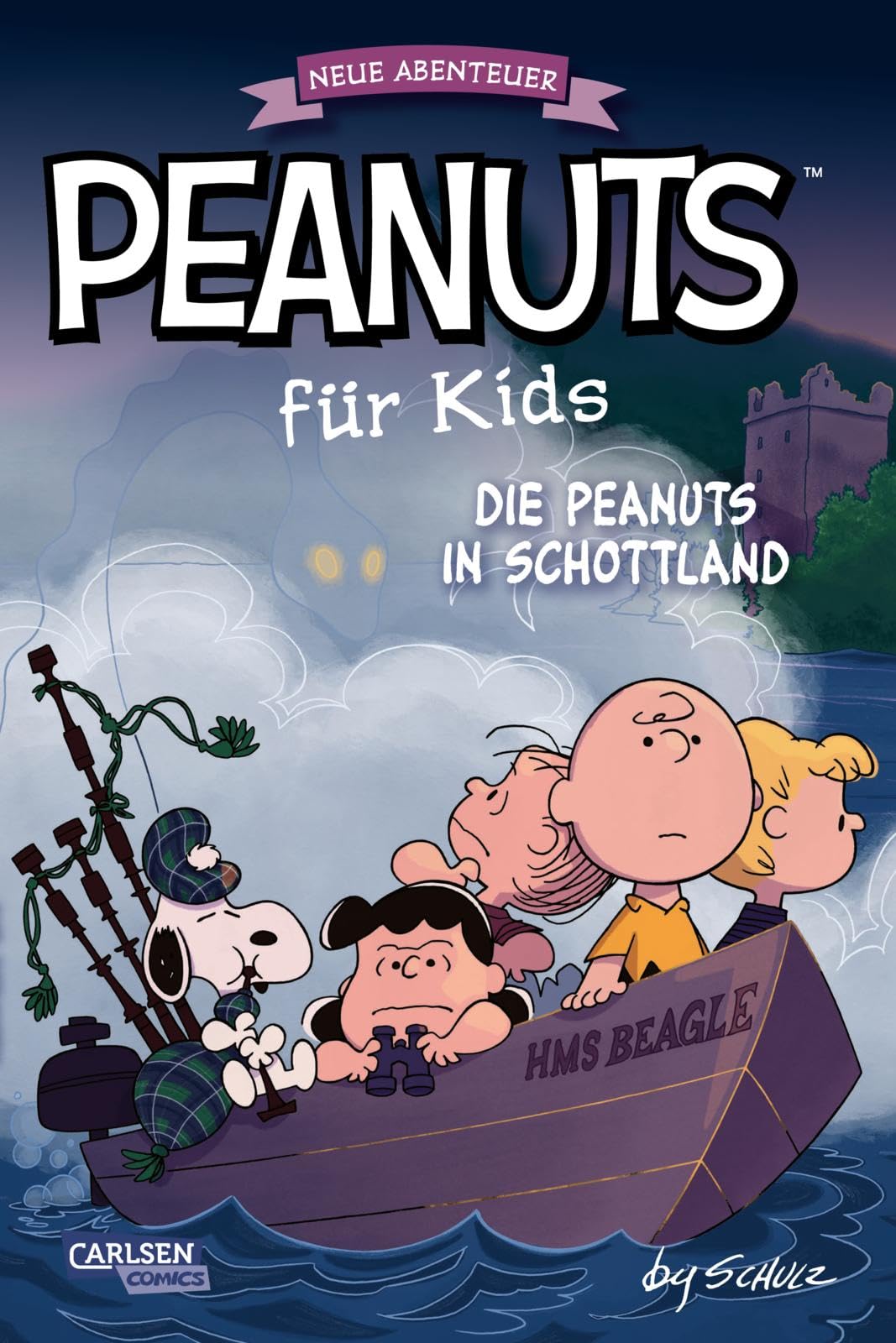Peanuts für Kids - Neue Abenteuer 4: Die Peanuts in Schottland: Lange und kurze Peanuts-Geschichten für junge Leser*innen (4) Manga