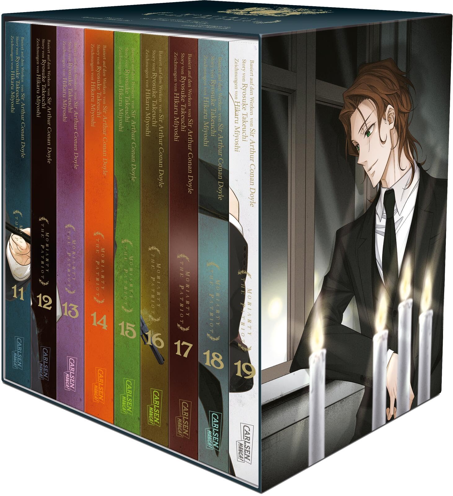 Moriarty the Patriot, Band 11-19 im Sammelschuber mit Extra Manga