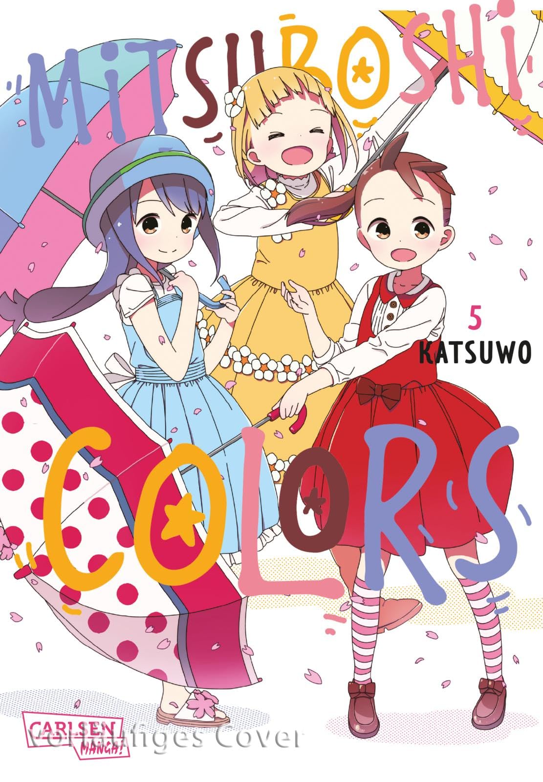 Mitsuboshi Colors 5: Lustiger Shojo-Manga über drei quirlige Mädchen und ihre Pandakatze, die den Ueno-Park in Tokyo beschützen - Einfach nur kawaii! Manga