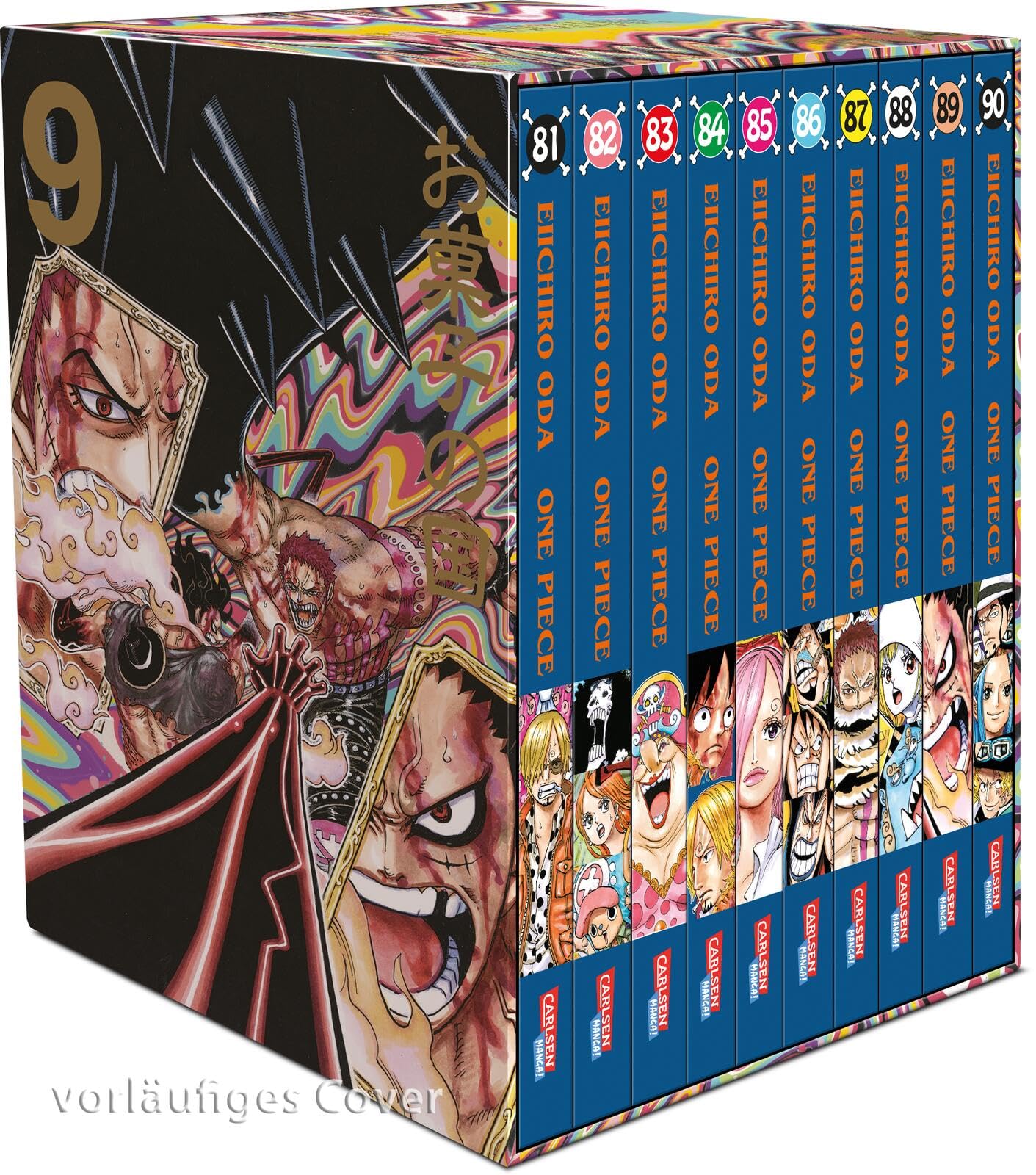 One Piece Sammelschuber 9: Whole Cake Island (inklusive Band 81-90) Manga