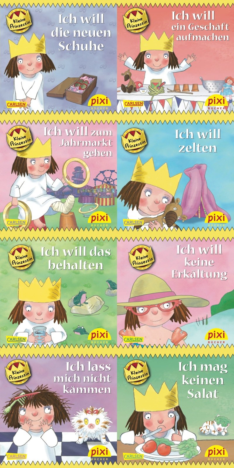 Pixi-Bundle 8er Serie 186: Kleine Prinzessin Children's books