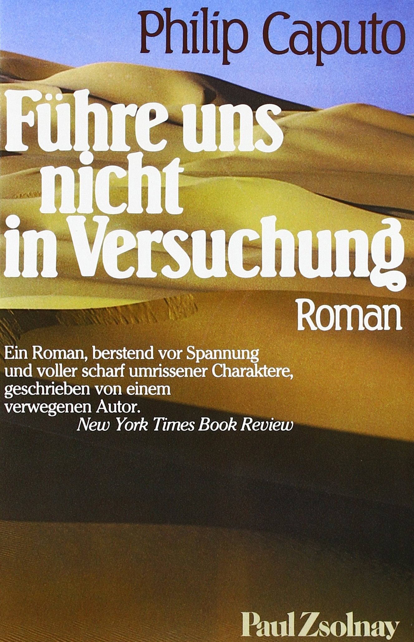 Führe uns nicht in Versuchung: Roman Contemporary literature