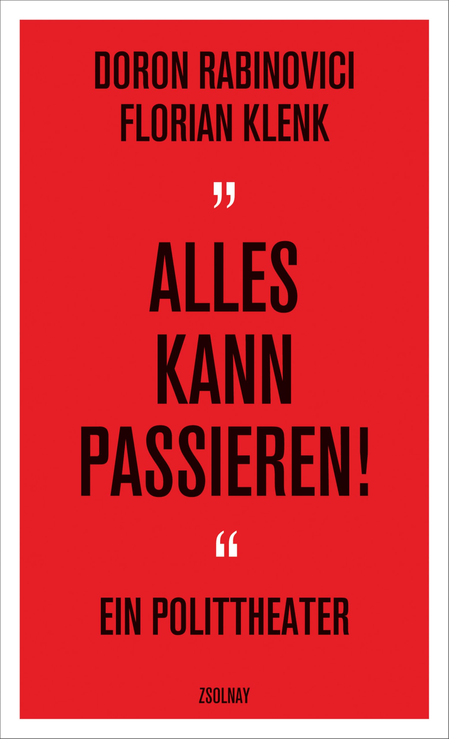 "Alles kann passieren!" Social Sciences