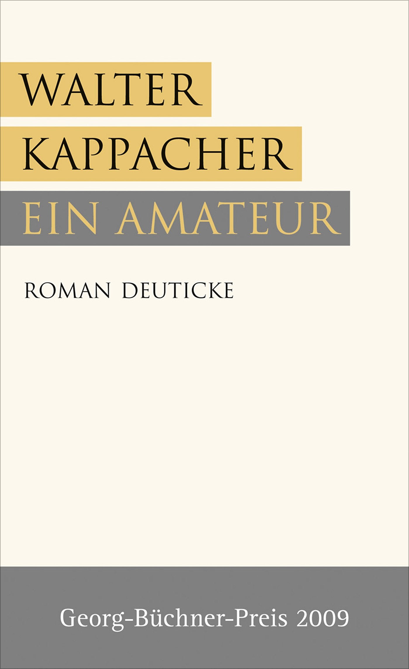 Ein Amateur Contemporary literature Books