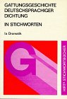 Hirts Stichwortbücher, Gattungsgeschichte deutschsprachiger Dichtung: Dramatik, Antike bis Romantik Books