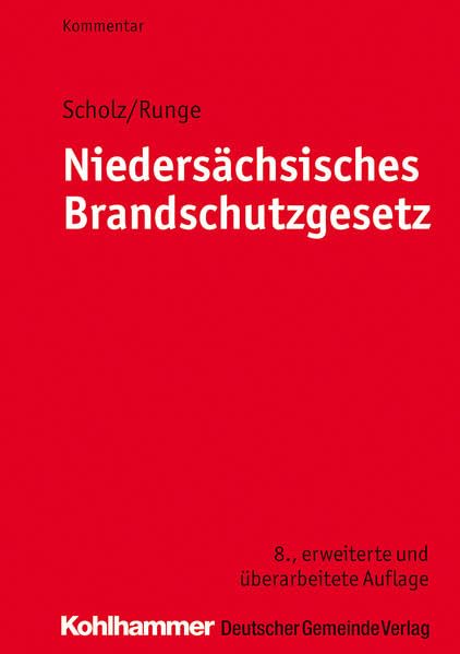 Niedersächsisches Brandschutzgesetz Law Books